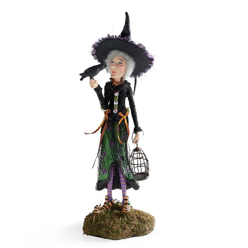 Halloween Witch Statue Hand-Painted Resin Crafts Creative Desktop Ornament for Home Living Room Bedroom Decoration In Stock
Halloween Witch Statue Hand-Painted Resin Crafts Creative Desktop Ornament for Home Living Room Bedroom Decoration In Stock