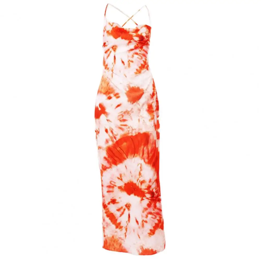 Women Summer Dress Sexy Fashion Tie Dye Print Long Sexy Backless Spaghetti Strap Skirt for Dating vestido de mujer 2021
Women Summer Dress Sexy Fashion Tie Dye Print Long Sexy Backless Spaghetti Strap Skirt for Dating vestido de mujer 2021