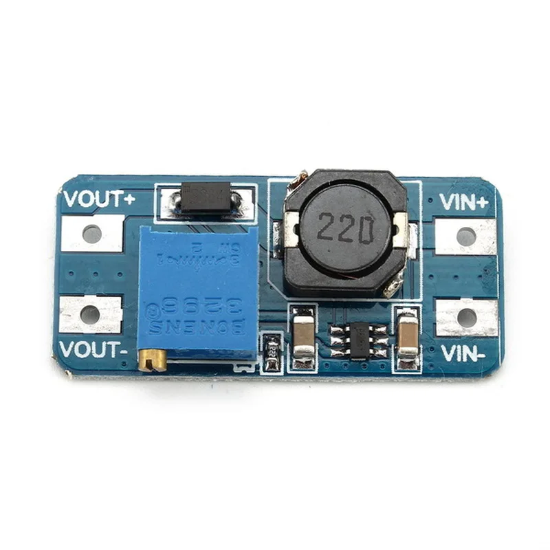 5PCS DC Boost Converter 2A Power Supply Module 2V-24V To 5V-28V Adjustable Regulator Board
5PCS DC Boost Converter 2A Power Supply Module 2V-24V To 5V-28V Adjustable Regulator Board