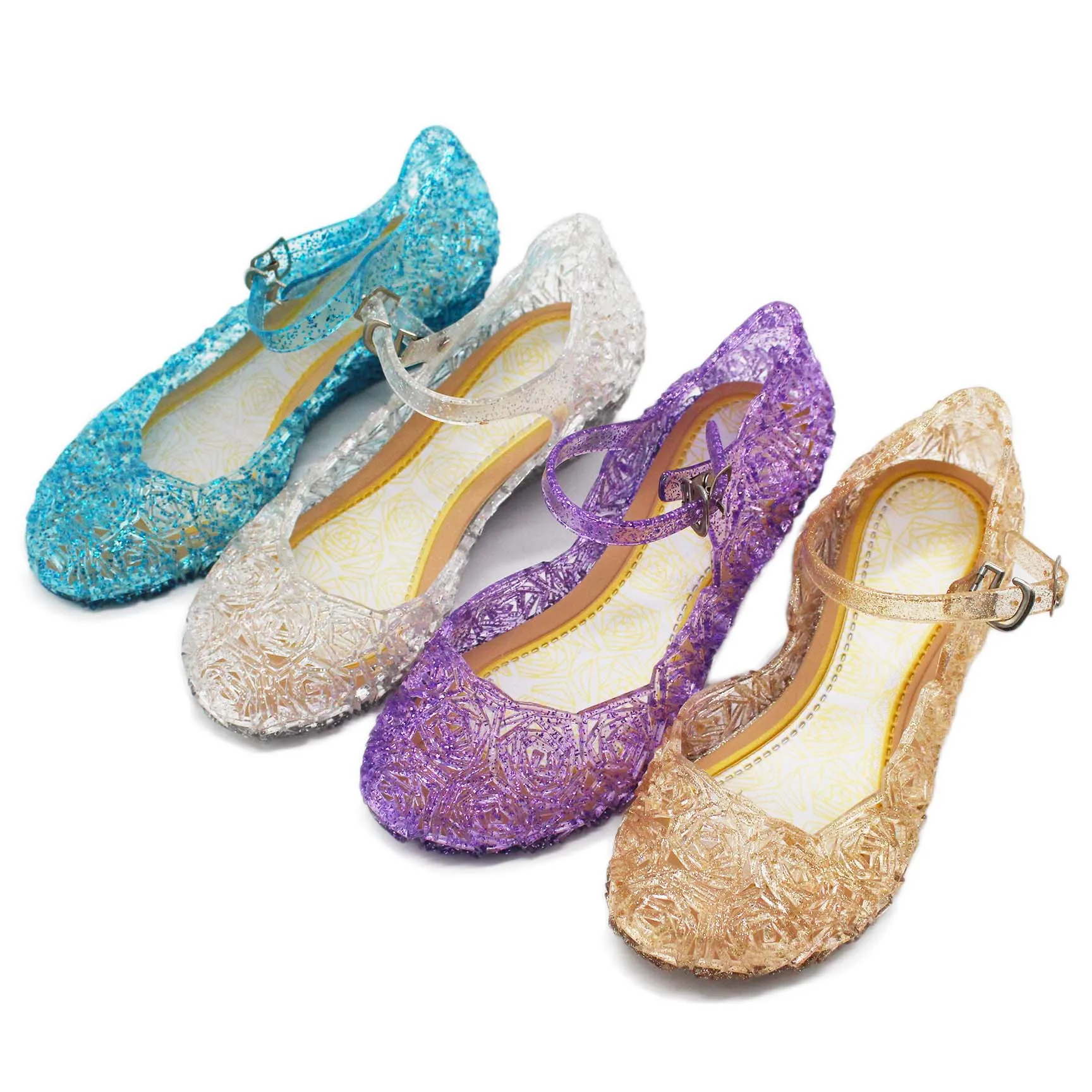 New Kids Girl Shoes Crystal Jelly Sandals Princess Blue Wear Wear Fashion New Cosplay Party Dancing Shoes XZ133
New Kids Girl Shoes Crystal Jelly Sandals Princess Blue Wear Wear Fashion New Cosplay Party Dancing Shoes XZ133