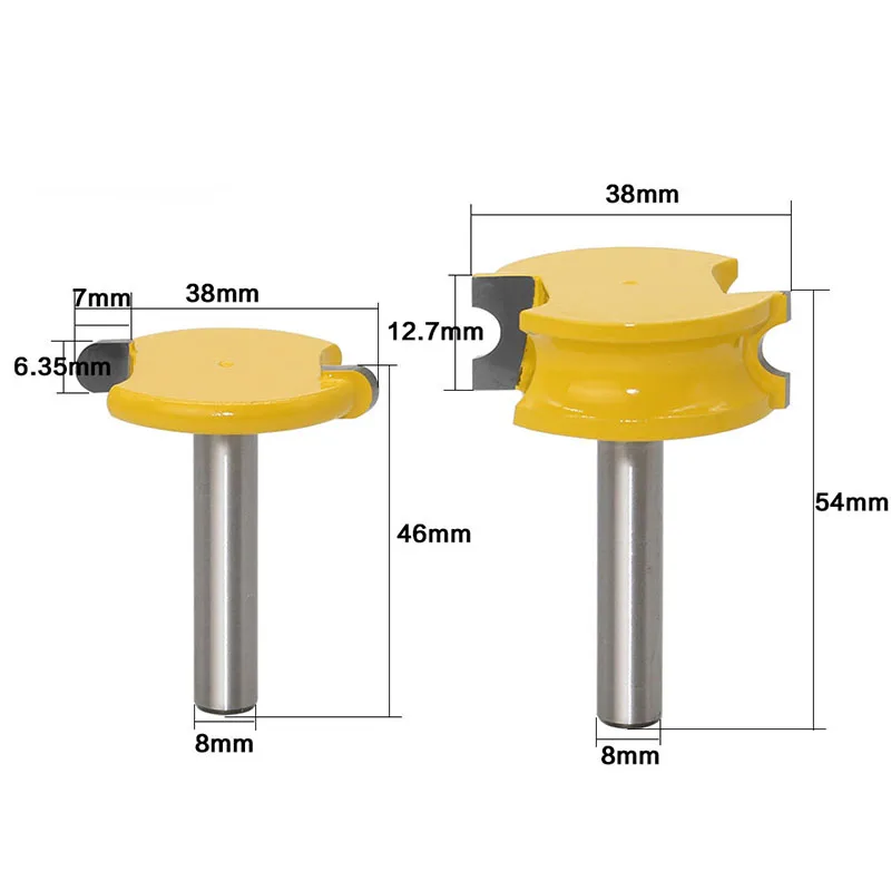 2 pc 1/4" Shank 1/4" Diameter Flute and Bead Router Bit Set wood cutter woodworking cutter woodworking bits wood milling cutter
2 pc 1/4" Shank 1/4" Diameter Flute and Bead Router Bit Set wood cutter woodworking cutter woodworking bits wood milling cutter