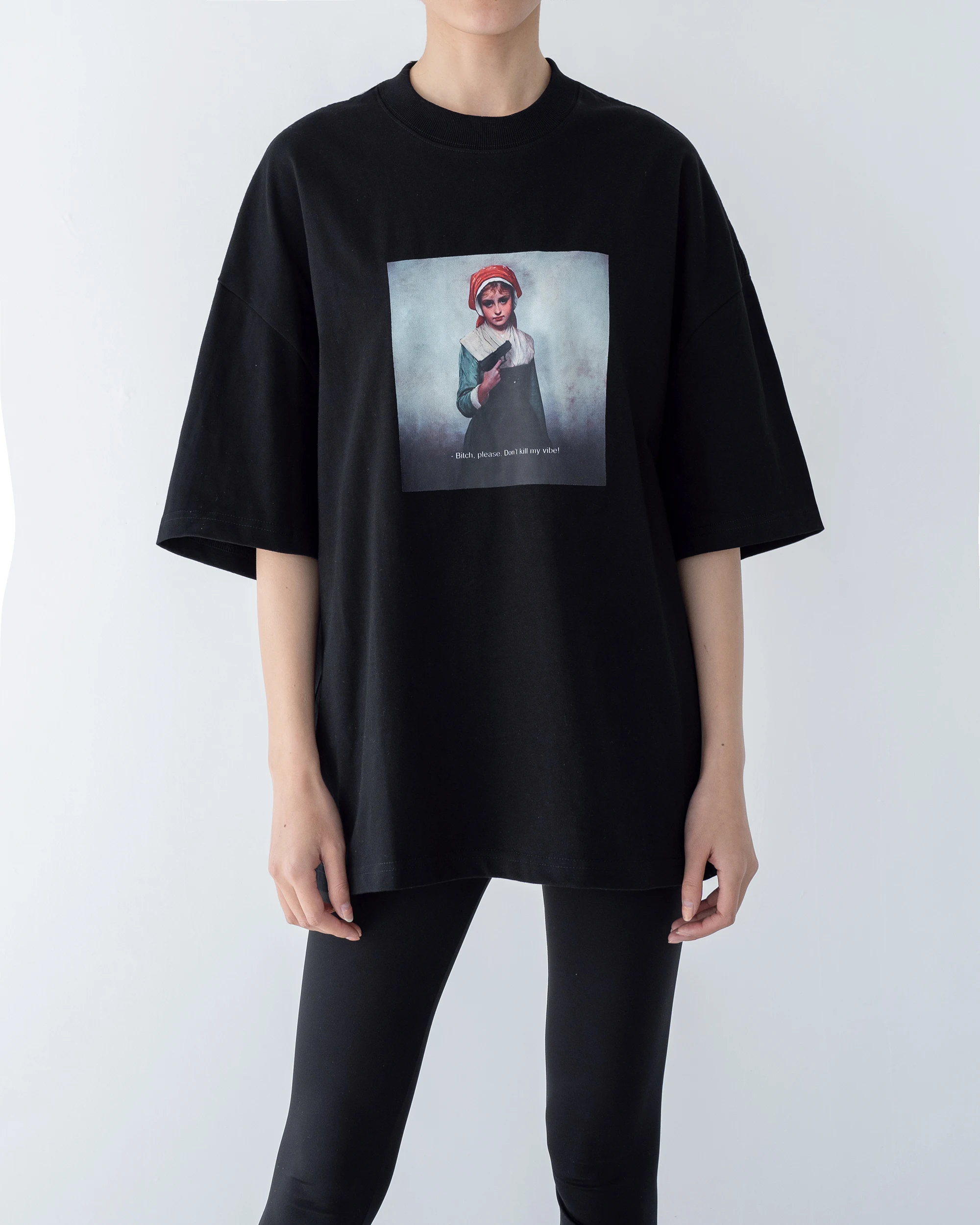 VFIVE UNFOUR Tees Shirt Hip Hop Streetwear Girl Gun Print Short Sleeve T-Shirts Fashion Casual Loose Cotton Tee Hispter Tops
VFIVE UNFOUR Tees Shirt Hip Hop Streetwear Girl Gun Print Short Sleeve T-Shirts Fashion Casual Loose Cotton Tee Hispter Tops