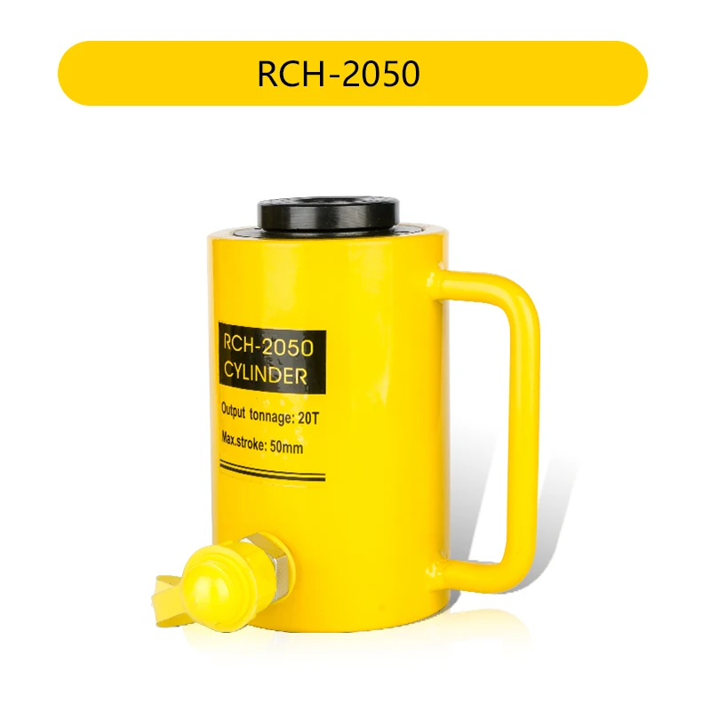 20 Ton 50mm Hollow Hydraulic Cylinder RCH-2050 Hydraulic Jack Stroke 50mm Need To Be Used with Hydraulic Pumps
20 Ton 50mm Hollow Hydraulic Cylinder RCH-2050 Hydraulic Jack Stroke 50mm Need To Be Used with Hydraulic Pumps
