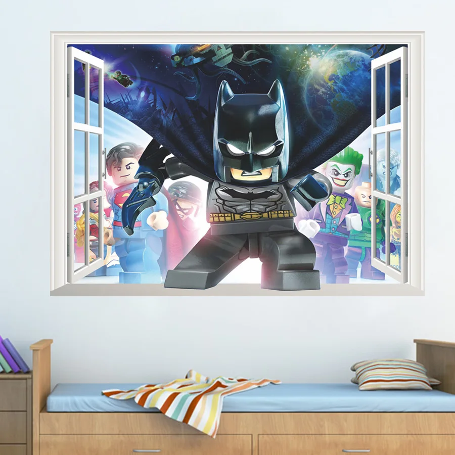 Authentic Disney 3d Stereo Batman Stereo Fake Window TV Background Wall Decoration It's not a doormat
Authentic Disney 3d Stereo Batman Stereo Fake Window TV Background Wall Decoration It's not a doormat