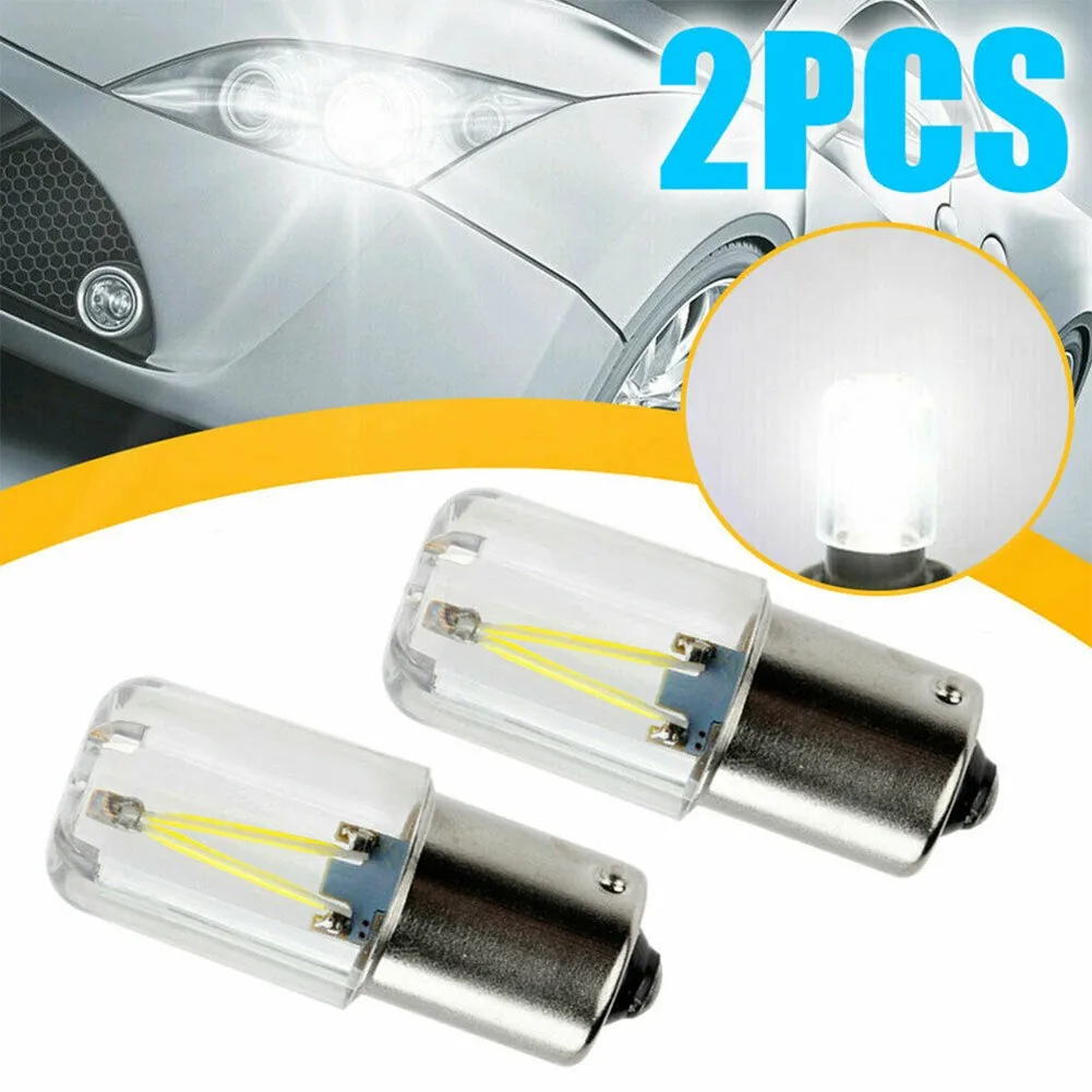 

2pcs White LED Backup Reverse Bulbs RV Trailer 1156 BA15S LED Interior Light Bulbs Tail Backup Lamp Canbus