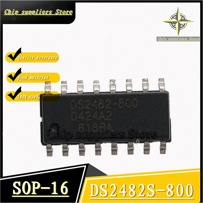 5 шт.-10 шт. // DS2482S-800 SOP-16 DS2482 SOP16 интерфейс контроллера IC Power Nwe тонкие материалы 100%