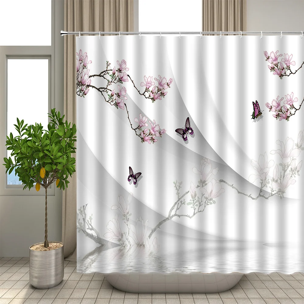 Modern Green Plants Rose Flower Birds Shower Curtains Bathroom Waterproof Bath Accessories Curtain Polyester Fabric With Hooks
Modern Green Plants Rose Flower Birds Shower Curtains Bathroom Waterproof Bath Accessories Curtain Polyester Fabric With Hooks