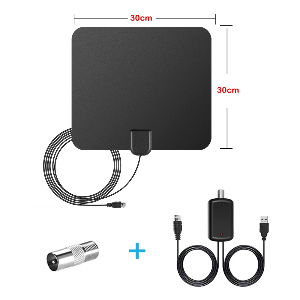 4K 28DB High Gain 1080p HD TV DTV Box Digital TV Antenna EU Plug 200Miles Booster Active Indoor Aerial HD Flat Design
4K 28DB High Gain 1080p HD TV DTV Box Digital TV Antenna EU Plug 200Miles Booster Active Indoor Aerial HD Flat Design