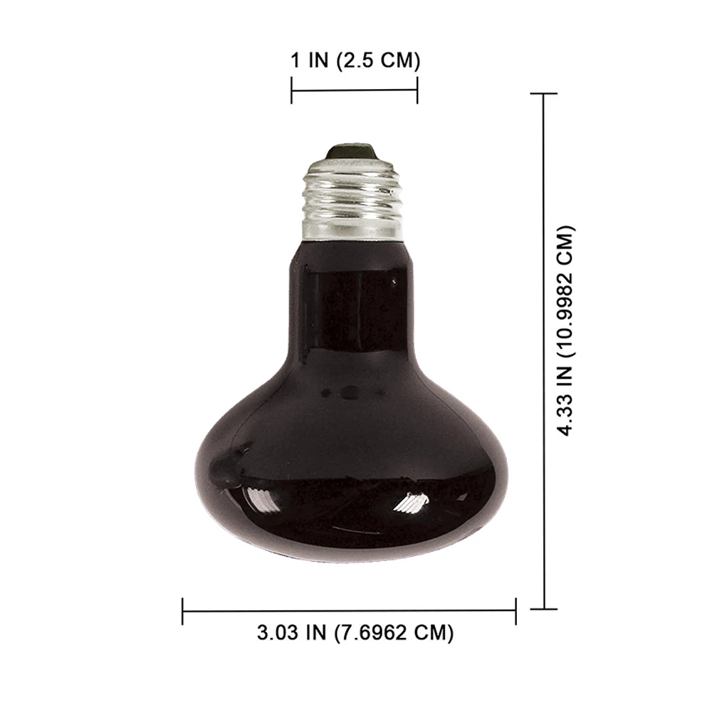 BENE Reptile Moonlight Heating Infrared Lamps Night Heat Bulbs for Brooder,Turtle,lizard,Bearded Dragon Amphibian,Terrarium
BENE Reptile Moonlight Heating Infrared Lamps Night Heat Bulbs for Brooder,Turtle,lizard,Bearded Dragon Amphibian,Terrarium