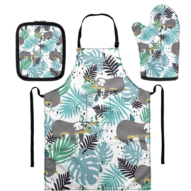 Cute Sloth Printing Baking Gloves Insulation Mat Microwave Oven Cooking Mitts Nordic Kitchen Baking Potholders Decoration
Cute Sloth Printing Baking Gloves Insulation Mat Microwave Oven Cooking Mitts Nordic Kitchen Baking Potholders Decoration