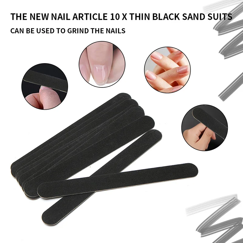 10pcs Nail File Buffer Black Polishing Grinding Sanding Grind Durable Manicure Tool TO
10pcs Nail File Buffer Black Polishing Grinding Sanding Grind Durable Manicure Tool TO