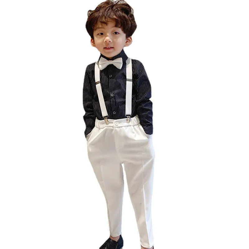 Boy's suit 2021 autumn new long-sleeved inner children's casual performance clothing overalls
Boy's suit 2021 autumn new long-sleeved inner children's casual performance clothing overalls