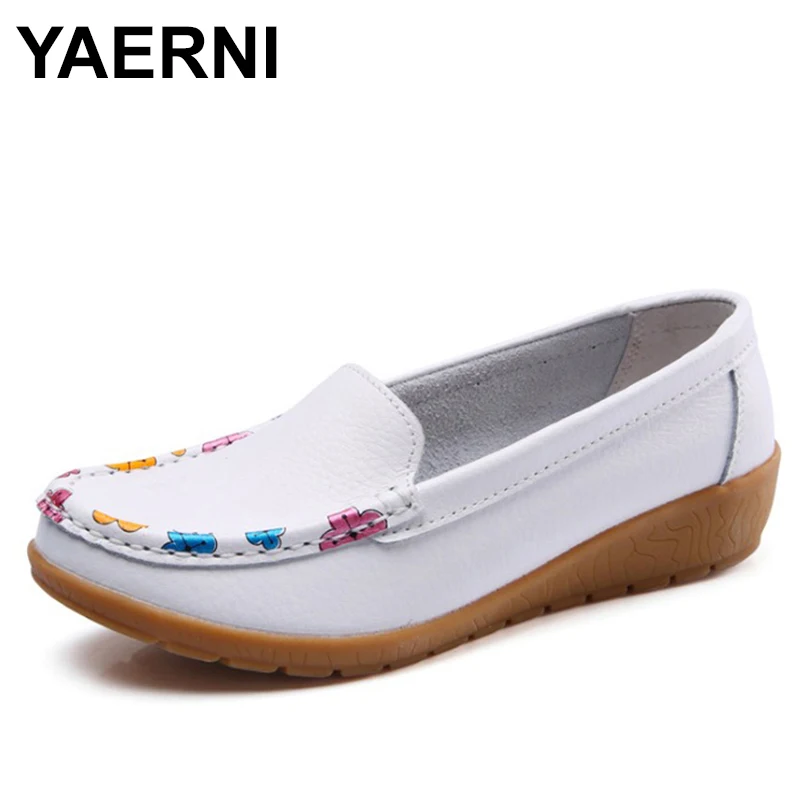 YAERNIWomen Split Leather shoes Flat Loafers Woman Ladies Casual shoes Lady loafers Women's Flats Slip On Shoes multiple colour
YAERNIWomen Split Leather shoes Flat Loafers Woman Ladies Casual shoes Lady loafers Women's Flats Slip On Shoes multiple colour