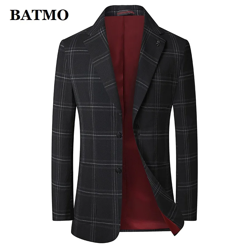 BATMO 2020 new arrival spring&summer thin casual plaid blazer men,men's grey suits jackets ,XZ1986
BATMO 2020 new arrival spring&summer thin casual plaid blazer men,men's grey suits jackets ,XZ1986