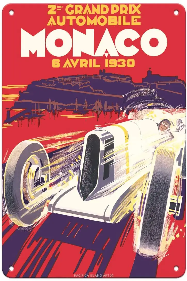 Остров арт 2-й Монако Grand Prix 1930-винтажный автомобиль плакат гонки-8 дюймов x 12 дюймов винтажный металлический жестяной знак
Остров арт 2-й Монако Grand Prix 1930-винтажный автомобиль плакат гонки-8 дюймов x 12 дюймов винтажный металлический жестяной знак