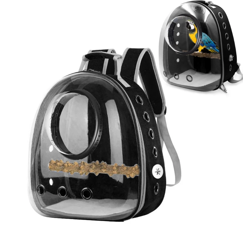 Parrot Carrier Backpack Travel Cage Birds Breathable Transparent Space Capsule X5XA
Parrot Carrier Backpack Travel Cage Birds Breathable Transparent Space Capsule X5XA