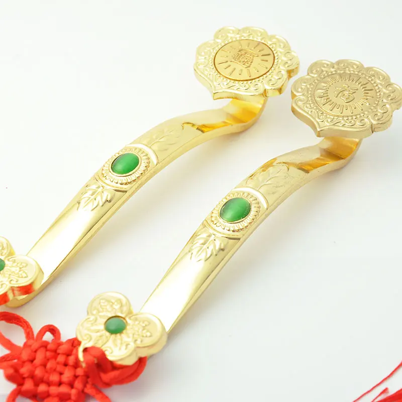Chinese Amulet Crafts Golden Auspicious Ruyi Home Furnishing Feng Shui Talisman Scepter Decoration Ornaments Good Lucky Fortune
Chinese Amulet Crafts Golden Auspicious Ruyi Home Furnishing Feng Shui Talisman Scepter Decoration Ornaments Good Lucky Fortune
