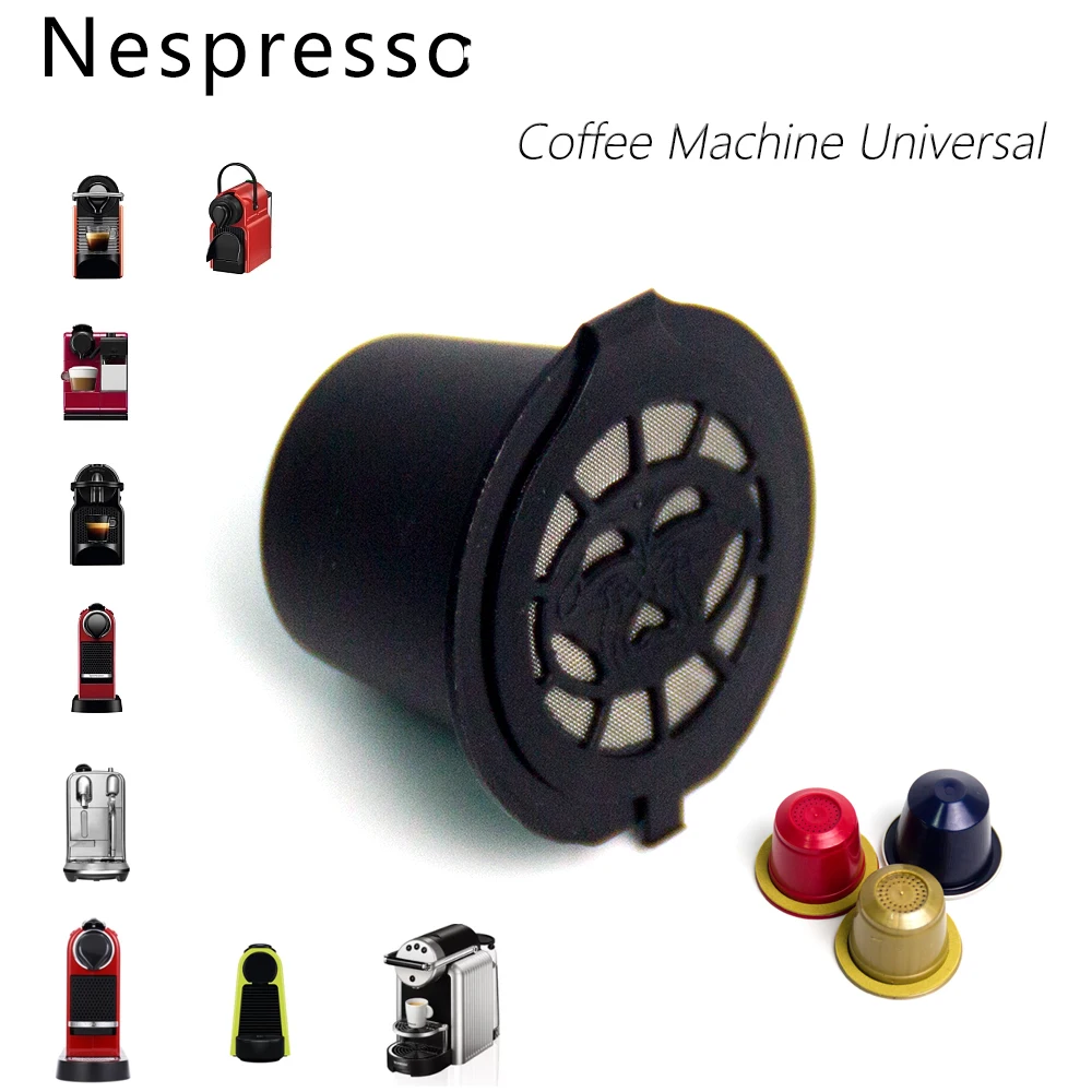 1Pcs Fit For Nespresso Coffee Filter Cup Reusable Coffee Capsule Filters With Spoon And Brush Kitchen Accessories 
1Pcs Fit For Nespresso Coffee Filter Cup Reusable Coffee Capsule Filters With Spoon And Brush Kitchen Accessories