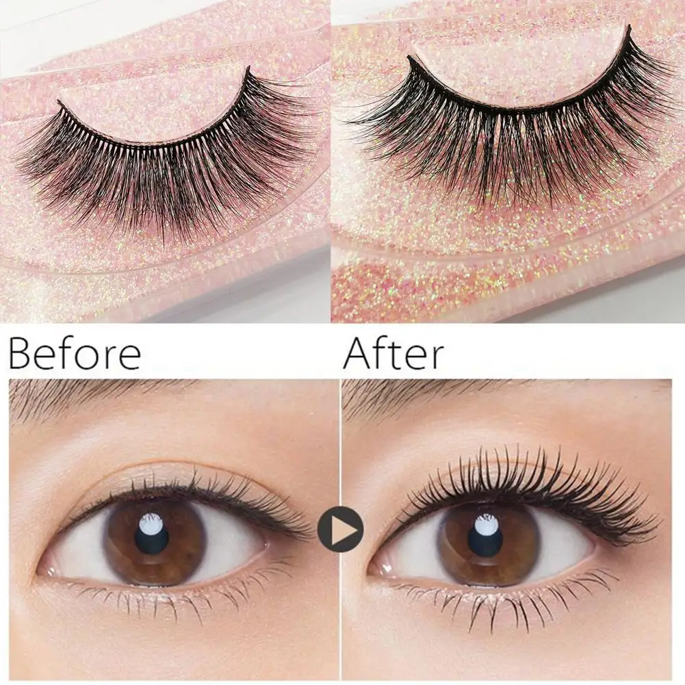 26 Pairs False Eyelash Soft Long Curly Mink Hair Makeup Eye Lash for Girl Ѭесни для наѬаивания 
26 Pairs False Eyelash Soft Long Curly Mink Hair Makeup Eye Lash for Girl Ѭесни для наѬаивания