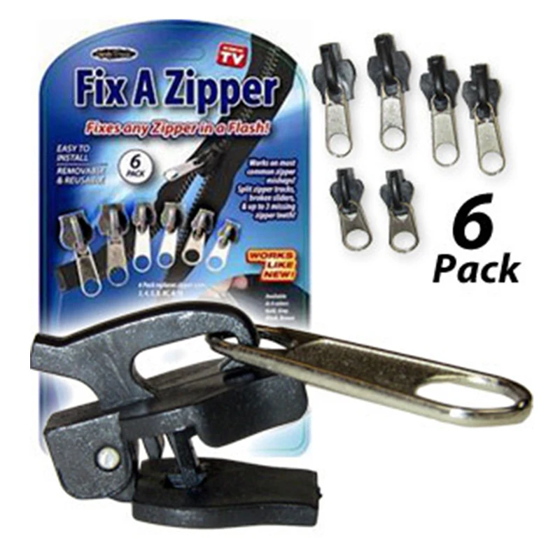 6PCS Fix Zipper for Sewing Universal Zip Puller Sewing Accessories Replacement Tool Cloth Bag Shoe Zipper Repair Kit S/M/L Size
6PCS Fix Zipper for Sewing Universal Zip Puller Sewing Accessories Replacement Tool Cloth Bag Shoe Zipper Repair Kit S/M/L Size