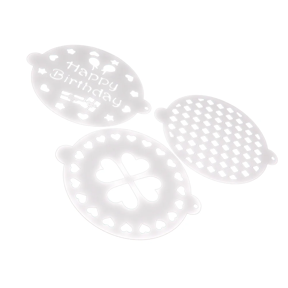 3pcs Cake Decorating DIY Stencil Hollow out Molds Spray Template Kitchen Baking Tool
3pcs Cake Decorating DIY Stencil Hollow out Molds Spray Template Kitchen Baking Tool