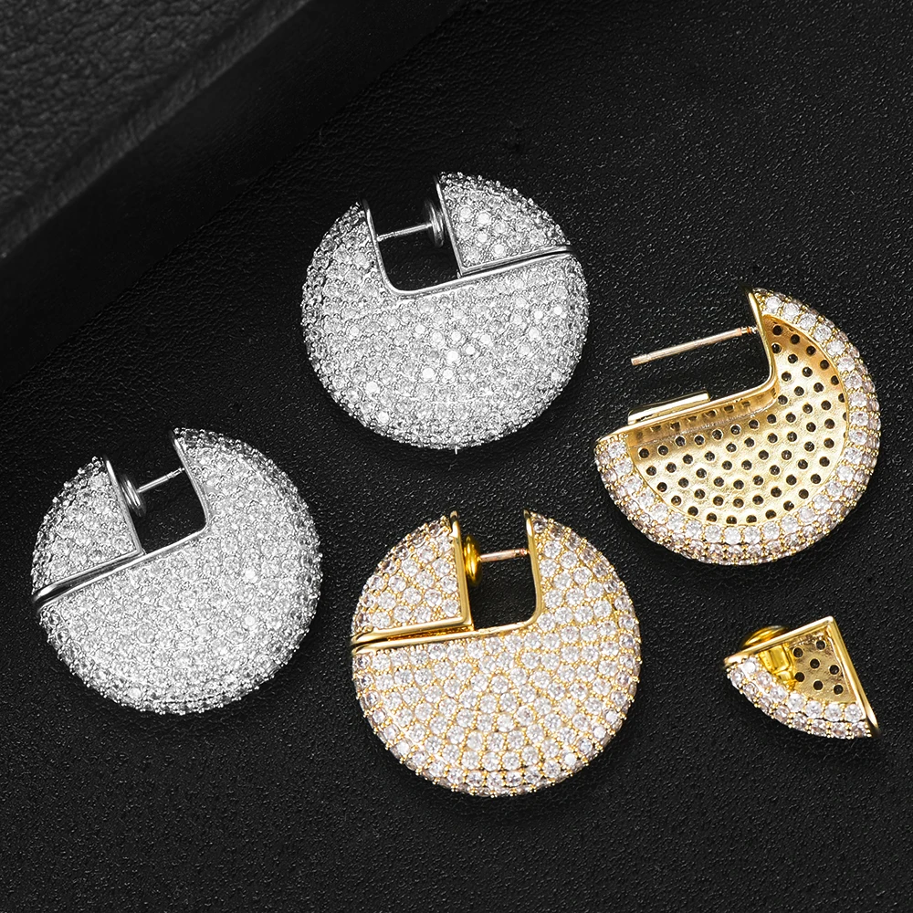 New Trend Design Round Fashion Earrings for Noble Women Bridal Luxury Noble Wedding Earrings Jewelry for Ladies Daily
New Trend Design Round Fashion Earrings for Noble Women Bridal Luxury Noble Wedding Earrings Jewelry for Ladies Daily