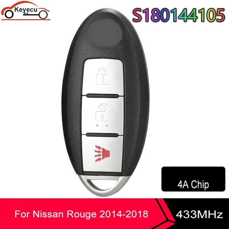 KEYECU S180144105 для Nissan Rogue 2014, 2015, 2016, 2017, 2018, эритротроскопическая микросхема KR5S180144106, 433,92 МГц, 4A
KEYECU S180144105 для Nissan Rogue 2014, 2015, 2016, 2017, 2018, эритротроскопическая микросхема KR5S180144106, 433,92 МГц, 4A