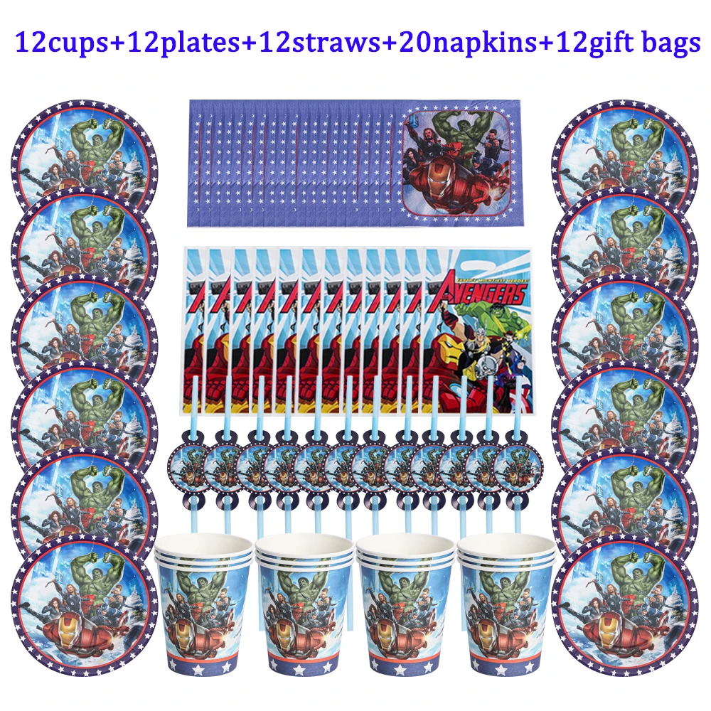 Disney The Avengers Super Hero Party Paper Cup Plates Napkins Disposable Tableware Birthday Decorations Baby Shower 68/36Pcs
Disney The Avengers Super Hero Party Paper Cup Plates Napkins Disposable Tableware Birthday Decorations Baby Shower 68/36Pcs