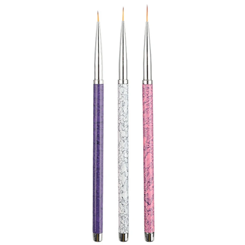 3 Pcs/set Nail Art Brush French Lines Stripe Flower Painting Drawing Liner Pen Brush DIY Nail Art Manicure Tool 15cm
3 Pcs/set Nail Art Brush French Lines Stripe Flower Painting Drawing Liner Pen Brush DIY Nail Art Manicure Tool 15cm