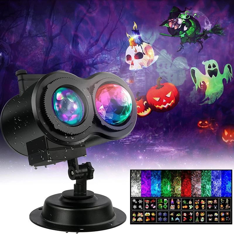 Portable Christmas Halloween Projector Lights with HD Effects Creative Xmas Party Decoration for Indoor Outdoor Projector Light
Portable Christmas Halloween Projector Lights with HD Effects Creative Xmas Party Decoration for Indoor Outdoor Projector Light