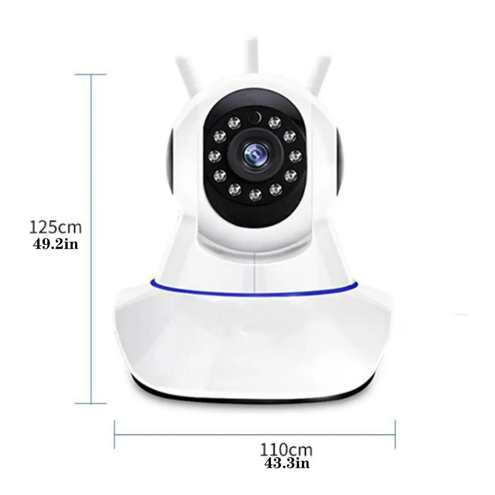 Wireless Wifi Camera 360 Degree Rotation 720p High Definition Night Vision Voice Chat Mobile Phone Remote Monitors
Wireless Wifi Camera 360 Degree Rotation 720p High Definition Night Vision Voice Chat Mobile Phone Remote Monitors