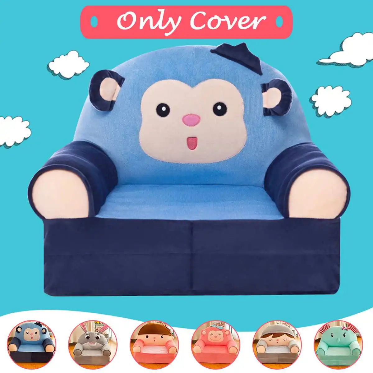 Baby Kids Sofa NO Filling Cartoon Animal Folding Seat Recliner Children Chair Neat Puff Skin Toddler Children Sofa Cover Only
Baby Kids Sofa NO Filling Cartoon Animal Folding Seat Recliner Children Chair Neat Puff Skin Toddler Children Sofa Cover Only