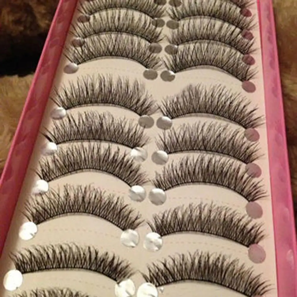 70% Hot Sale 10 Pairs Handmade Black Long Thick Cross Beauty Party Makeup Fake False Eyelashes
70% Hot Sale 10 Pairs Handmade Black Long Thick Cross Beauty Party Makeup Fake False Eyelashes
