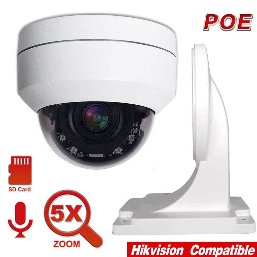 5MP Dome POE PTZ IP Camera Outdoor 5X Optical Zoom 2.7-13.5mm with TF Card Slot Audio IR 35m Onvif H.265 P2P Hikvision Compatibl
5MP Dome POE PTZ IP Camera Outdoor 5X Optical Zoom 2.7-13.5mm with TF Card Slot Audio IR 35m Onvif H.265 P2P Hikvision Compatibl
