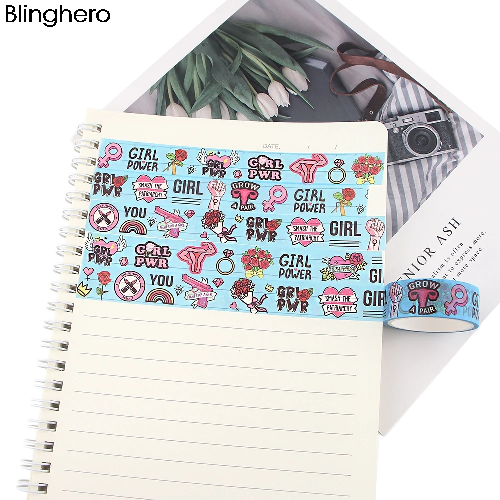 BH1115 Blinghero 15mmX5m Girls Power Printing Washi Tape Diy Masking Tape Cute Dog Tv Show Stickers School Suppliers Stationery
BH1115 Blinghero 15mmX5m Girls Power Printing Washi Tape Diy Masking Tape Cute Dog Tv Show Stickers School Suppliers Stationery