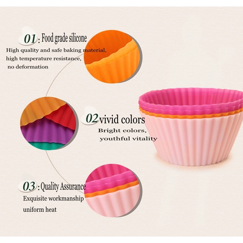 4Pcs/Set Silicone Cake Mold Round Heart Star Shaped Muffin Cupcake Baking Molds Kitchen Cooking Bakeware Maker DIY Decor Tools
4Pcs/Set Silicone Cake Mold Round Heart Star Shaped Muffin Cupcake Baking Molds Kitchen Cooking Bakeware Maker DIY Decor Tools
