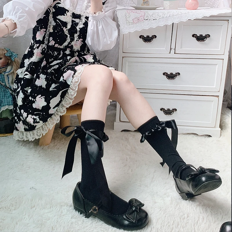 Jk/летние носки до середины икры кружевные носки без пятки с лентой в японском стиле «лолита» универсальные Шелковые Тонкие носки белого и ч...
Jk/летние носки до середины икры кружевные носки без пятки с лентой в японском стиле «лолита» универсальные Шелковые Тонкие носки белого и ч...