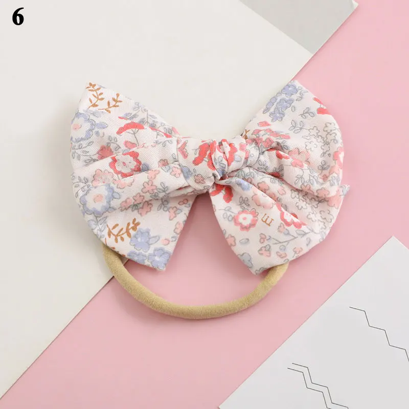 1pc Cotton Hair Bows For Baby Girls Print Bow Nylon Headbands Newborn Head Wraps Elatisc Hair Band Hair Accessories Baby Gifts
1pc Cotton Hair Bows For Baby Girls Print Bow Nylon Headbands Newborn Head Wraps Elatisc Hair Band Hair Accessories Baby Gifts
