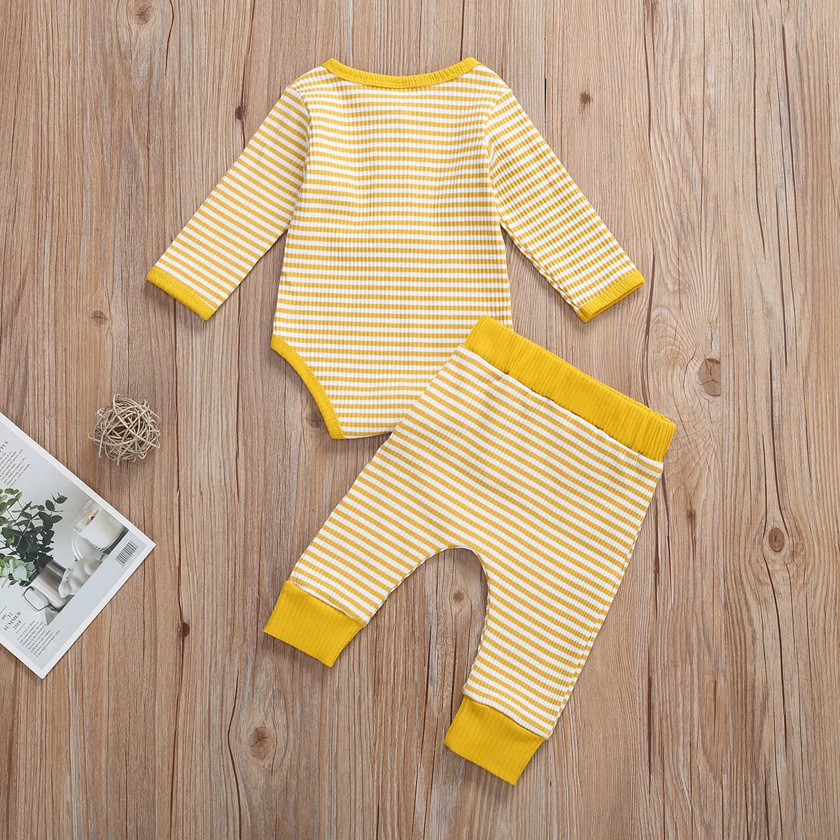 Autumn Striped 0-24M Newborn Baby Girls Boys 2Pcs Ribbed Striped Clothes Set Long Sleeve Tops Pants Spring Set
Autumn Striped 0-24M Newborn Baby Girls Boys 2Pcs Ribbed Striped Clothes Set Long Sleeve Tops Pants Spring Set
