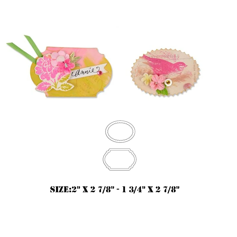 2021 New Arrival Metal Labels Dies Cutting for Name Badge Card Making Troqueles Scrapbooking Fustelle Big Shot Stencils Crafts
2021 New Arrival Metal Labels Dies Cutting for Name Badge Card Making Troqueles Scrapbooking Fustelle Big Shot Stencils Crafts