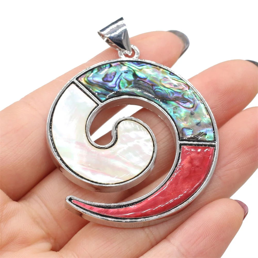 Natural Shell Pendant Circle Shape For DIY Necklace Simple And Unique Creative Jewelry 40x50mm
Natural Shell Pendant Circle Shape For DIY Necklace Simple And Unique Creative Jewelry 40x50mm