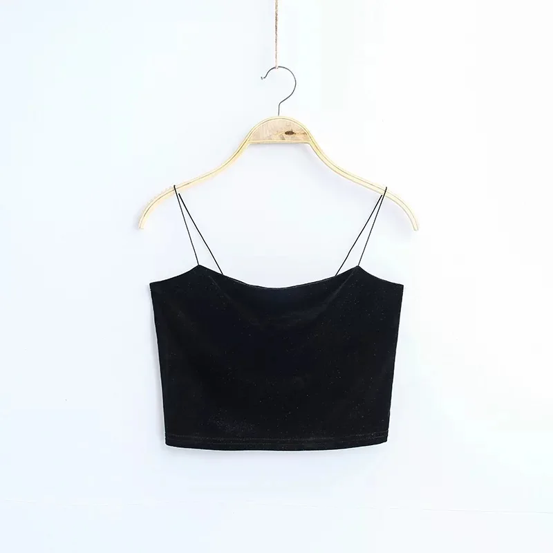 Women Corduroy Korea Solid Color Short Sexy Camisole Female Tie Gold Velvet Bralette Crop Top Streetwear Pink Bustier
Women Corduroy Korea Solid Color Short Sexy Camisole Female Tie Gold Velvet Bralette Crop Top Streetwear Pink Bustier