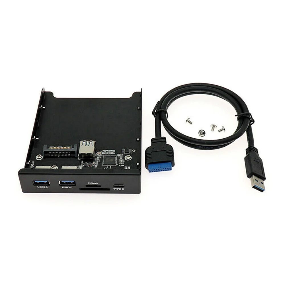 5 Ports Front Panel Adapter Board TYPE-C 2 USB 3.0 TF SD Card Reader Splitter for Household Computer Accessories
5 Ports Front Panel Adapter Board TYPE-C 2 USB 3.0 TF SD Card Reader Splitter for Household Computer Accessories