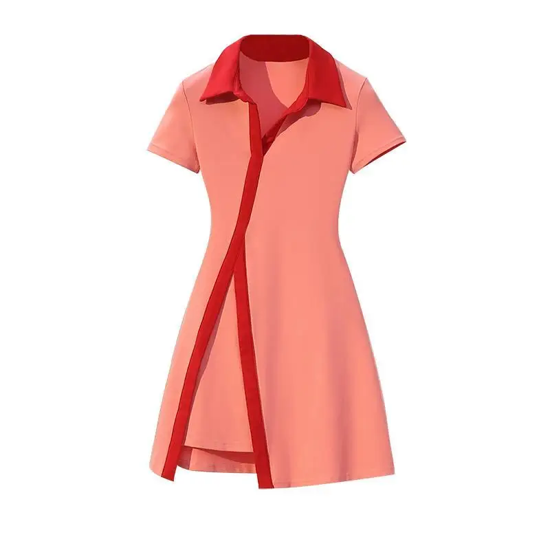 A dress for fat people with foreign style and thin appearance 
A dress for fat people with foreign style and thin appearance