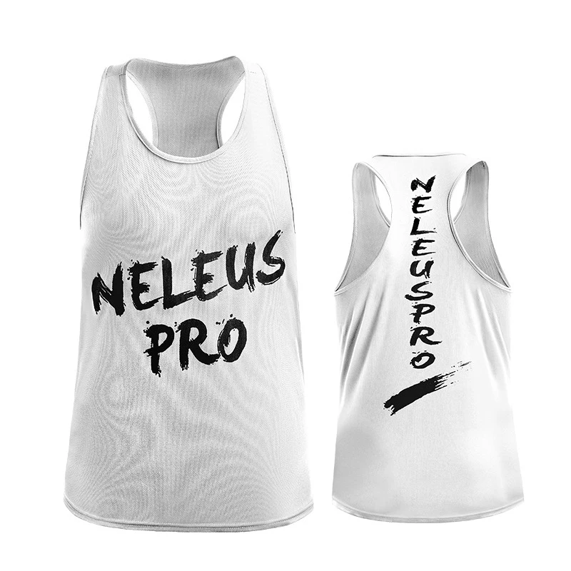 

Jogger Shirts Compression Running Singlet Fitness Tank Tops Men's Summer Vest Chaleco Bodybuilding Sleeveless T-shirt Rashguard