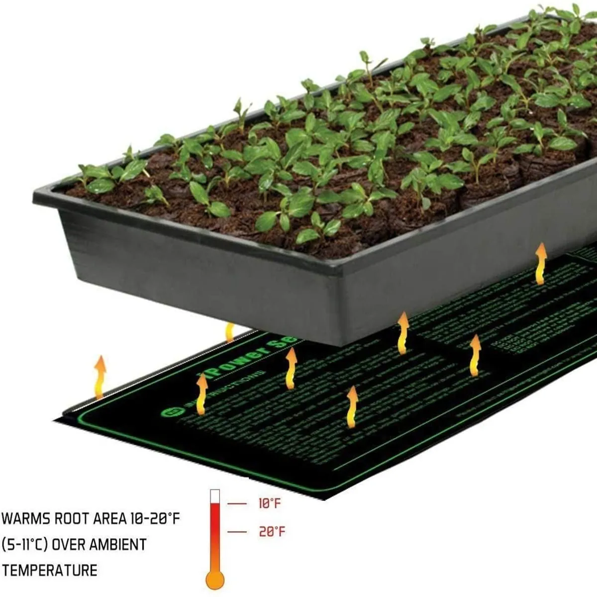 EU Plug Waterproof Seedling Heating Mat 24x52CM Plant Seed Germination Propagation Clone Starter Pad Garden Supplies
EU Plug Waterproof Seedling Heating Mat 24x52CM Plant Seed Germination Propagation Clone Starter Pad Garden Supplies