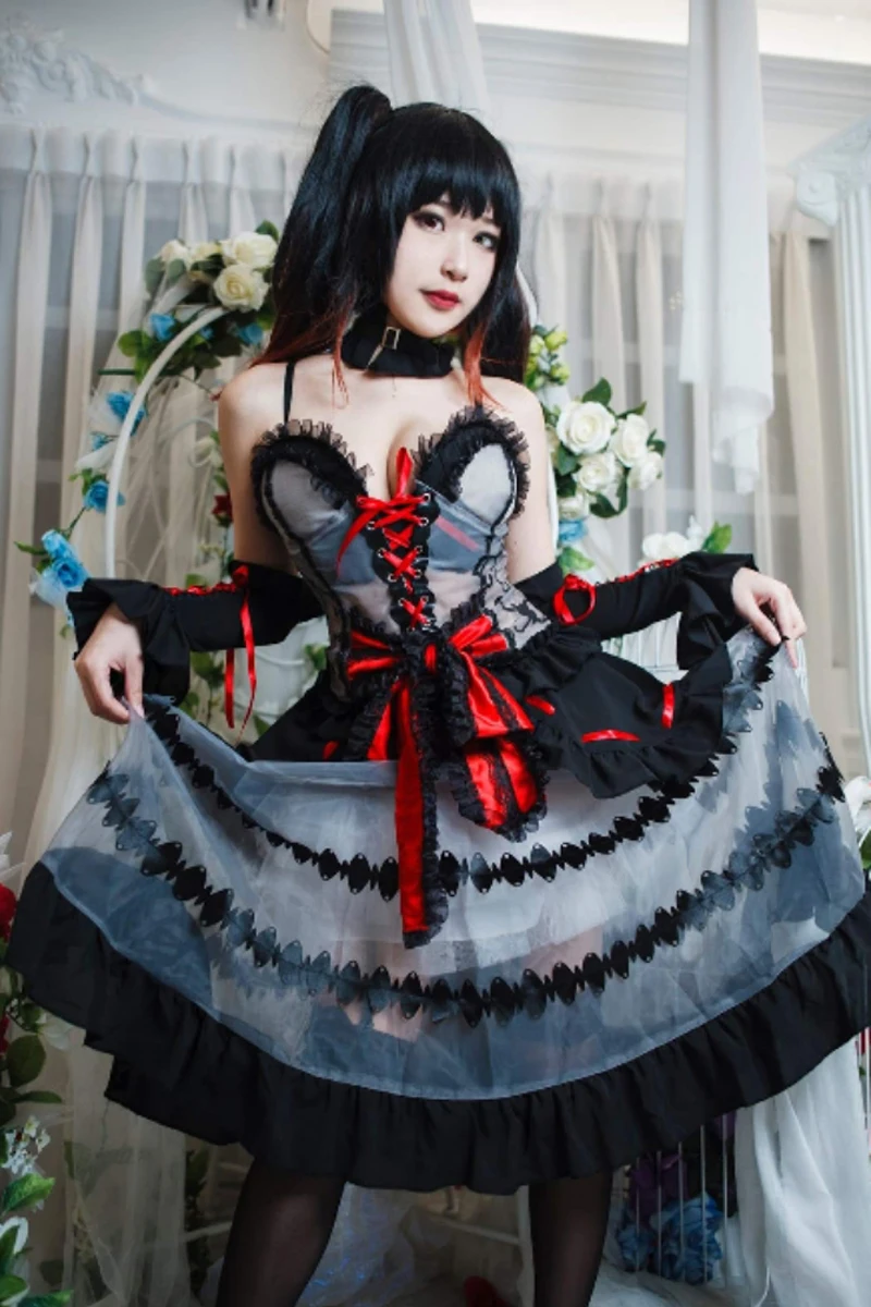 Anime Date A Live Tokisaki Kurumi Cosplay Costume Fashion Elven Combat Uniform Dress Female Role Play Clothing S-XL In Stock
Anime Date A Live Tokisaki Kurumi Cosplay Costume Fashion Elven Combat Uniform Dress Female Role Play Clothing S-XL In Stock