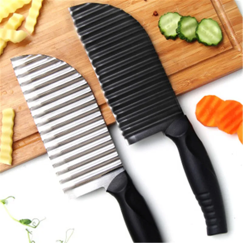 Brand new high quality potato cucumber wave blade knife stainless kitchen gadgets vegetable fruit cutting tool
Brand new high quality potato cucumber wave blade knife stainless kitchen gadgets vegetable fruit cutting tool