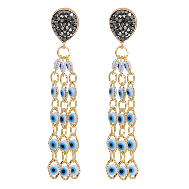 ZHINI Bohemia Gold Color Long Earrings for Women Ethnic Gothic Turkish Blue Evil Eye Dangle Earring Party Jewelry Gift brincos
ZHINI Bohemia Gold Color Long Earrings for Women Ethnic Gothic Turkish Blue Evil Eye Dangle Earring Party Jewelry Gift brincos