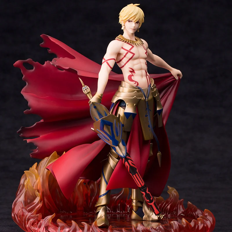Аниме FATE FGO Archer Gilgamesh Золотая блестящая Боевая накидка с поврежденными фигурами игрушка подарок коллекция хобби
Аниме FATE FGO Archer Gilgamesh Золотая блестящая Боевая накидка с поврежденными фигурами игрушка подарок коллекция хобби